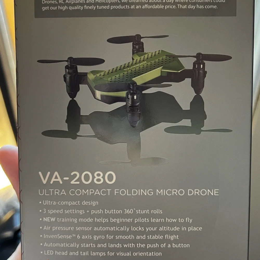 Voyage VA-2080 Black Drone with Controller
